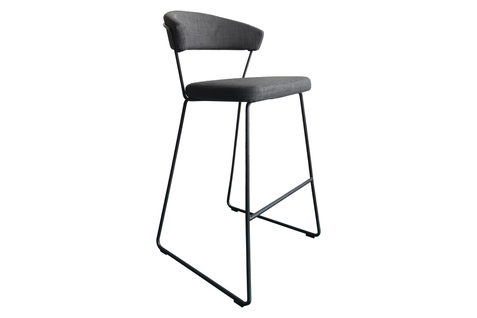 Moe's Adria Bar Stool - Dark Gray