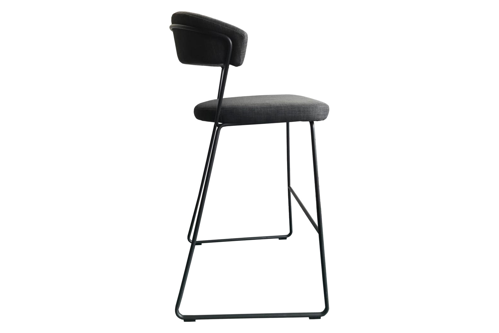 Moe's Adria Bar Stool - Dark Gray