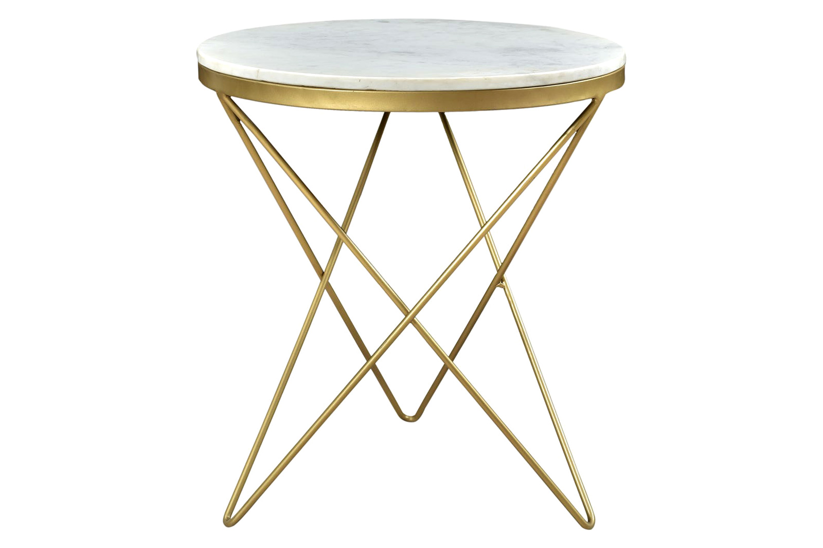 Moe's Haley Side Table - White