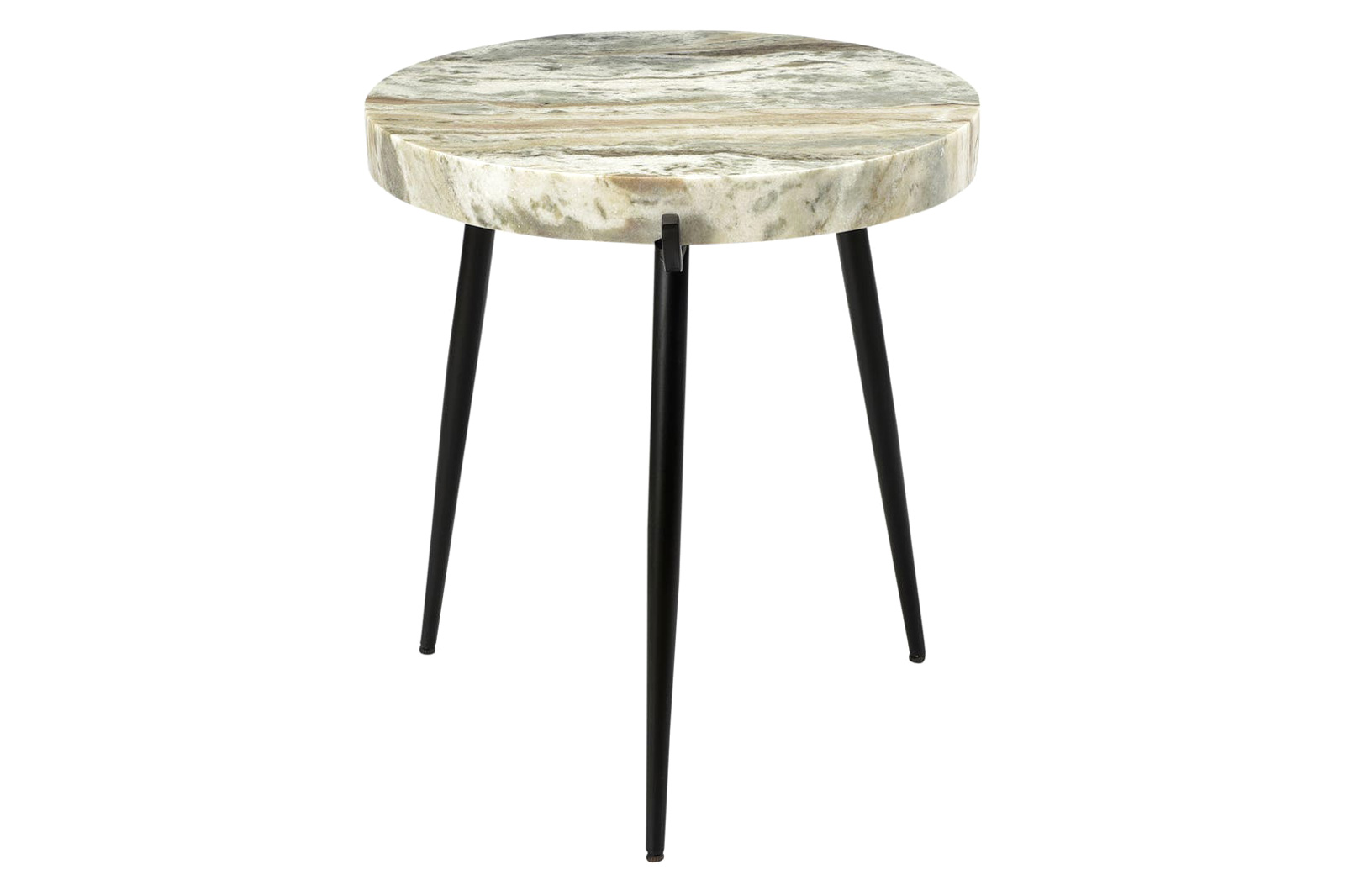 Moe's - Brinley Marble Accent Table in White