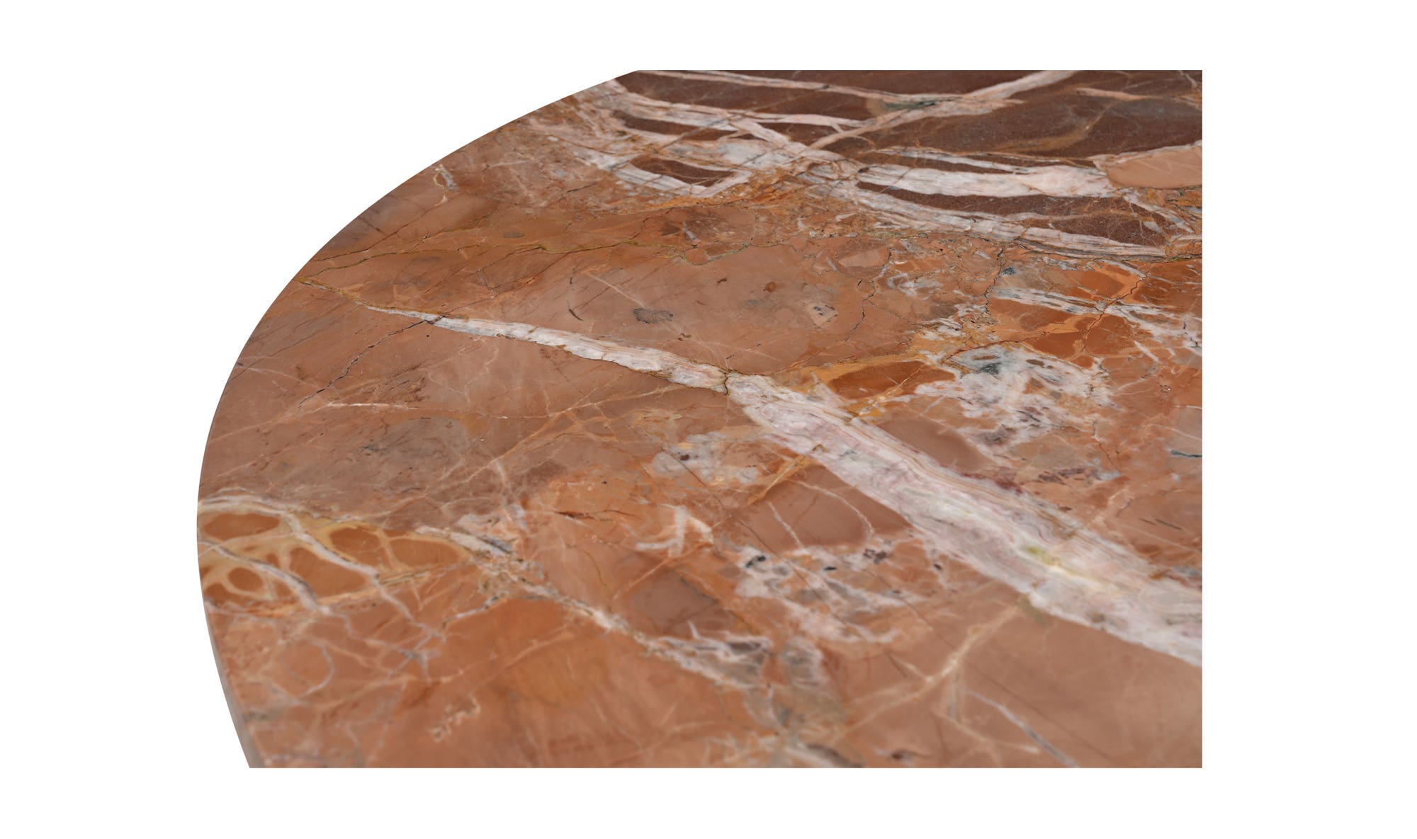 Moe's Lark Contemporary Coffee Table - Orange Fantasy