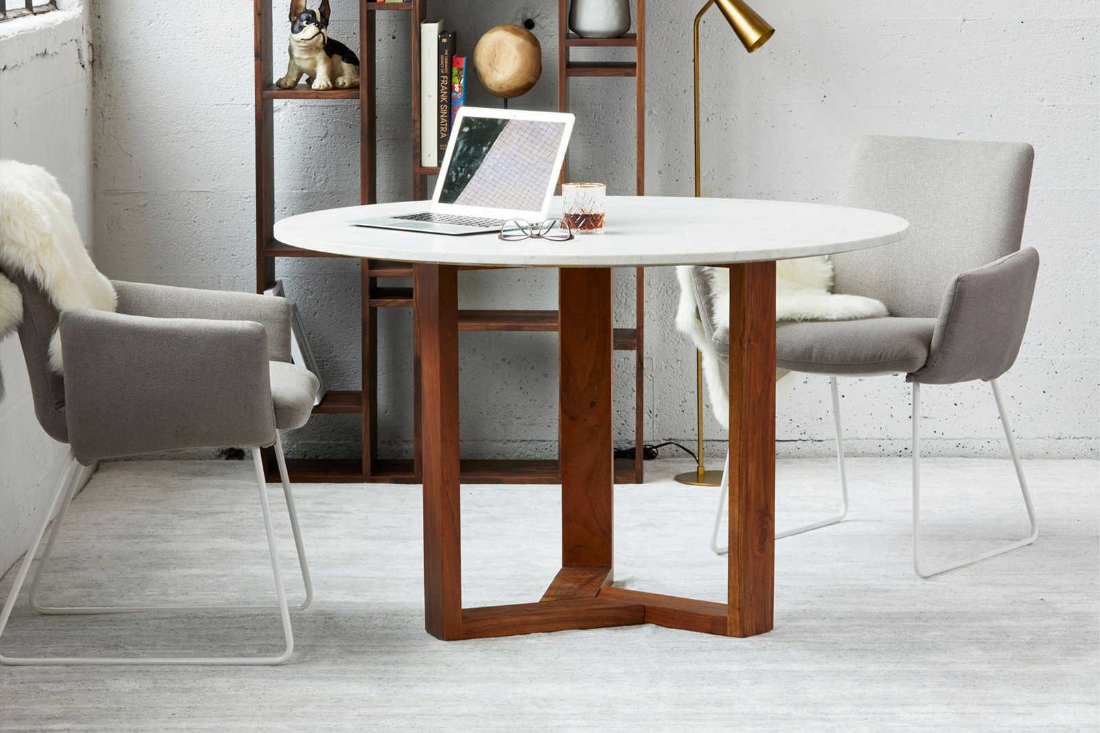 Moe's Jinxx Dining Table - White