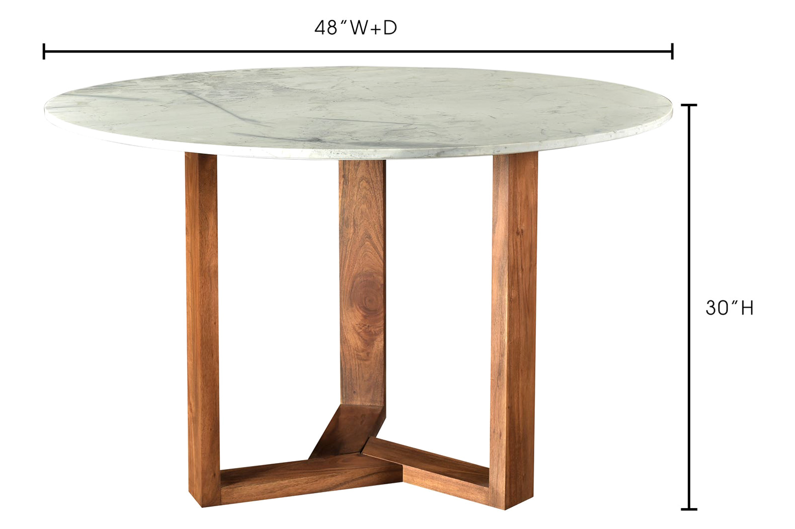 Moe's Jinxx Dining Table - White