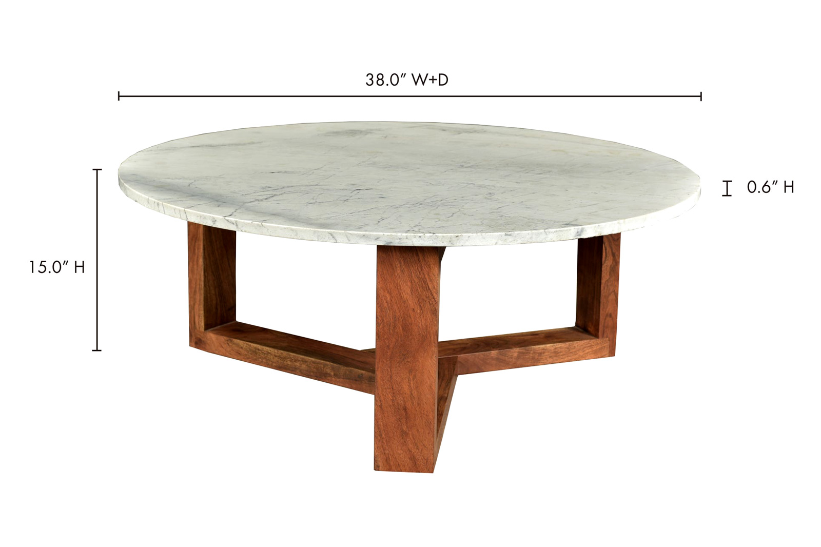 Moe's Jinxx Coffee Table - White