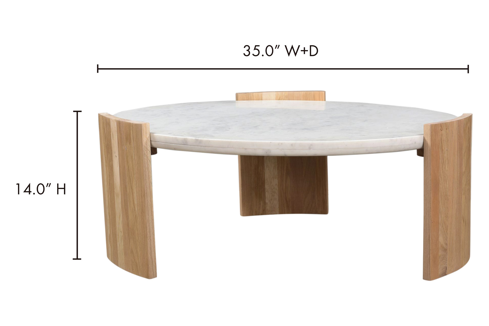 Moe's - Dala Coffee Table in White