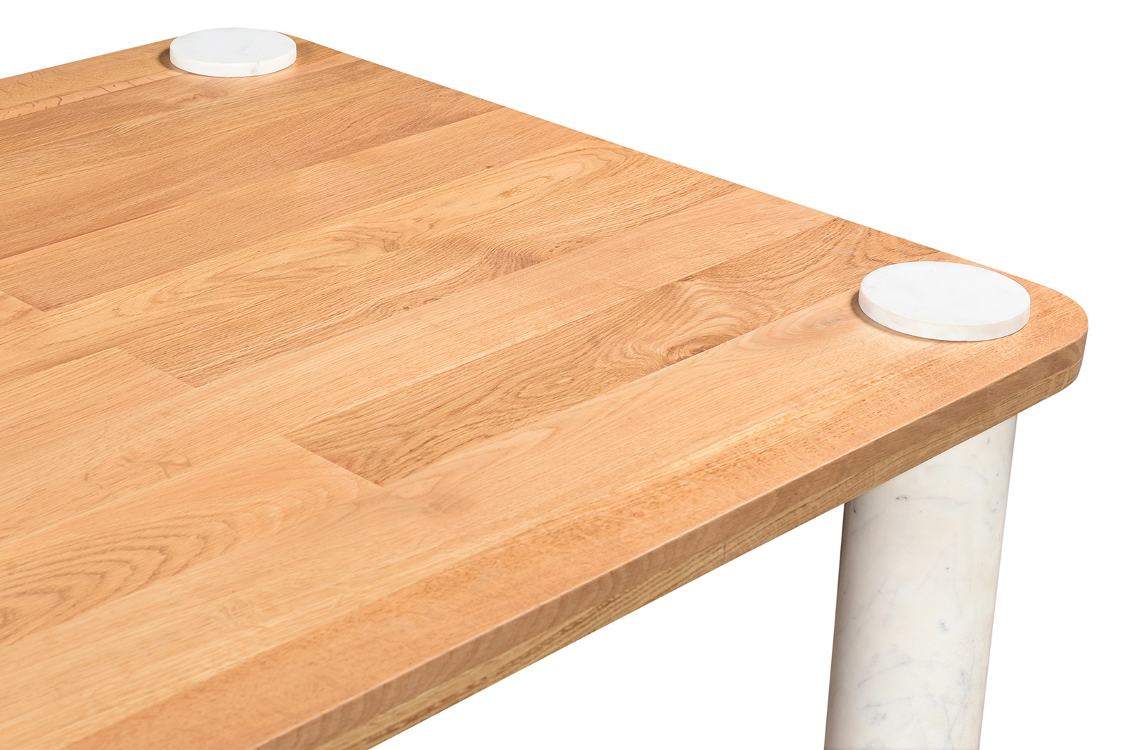 Moe's Century Dining Table - Natural/White