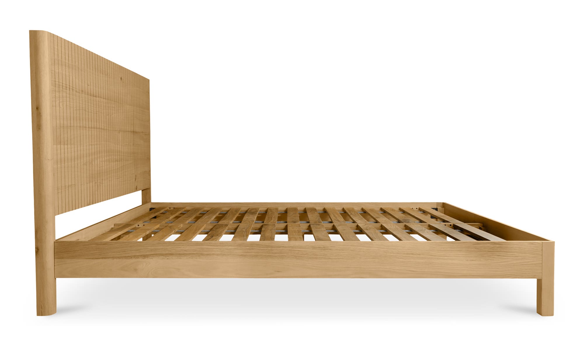 Moe's Povera Contemporary King Size Bed - Oak