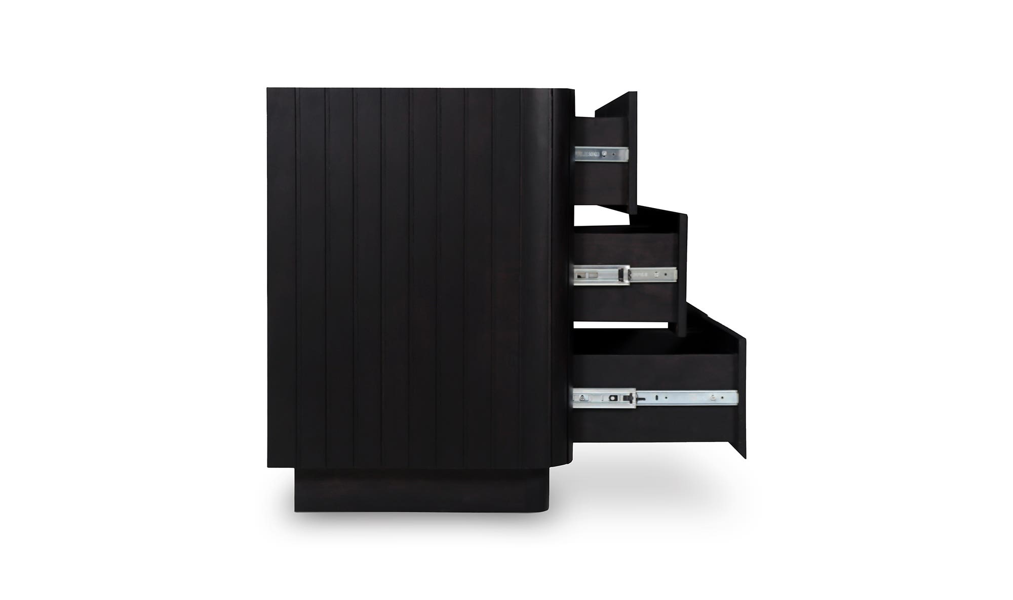 Moe's Povera Contemporary 6-Drawer Dresser - Black