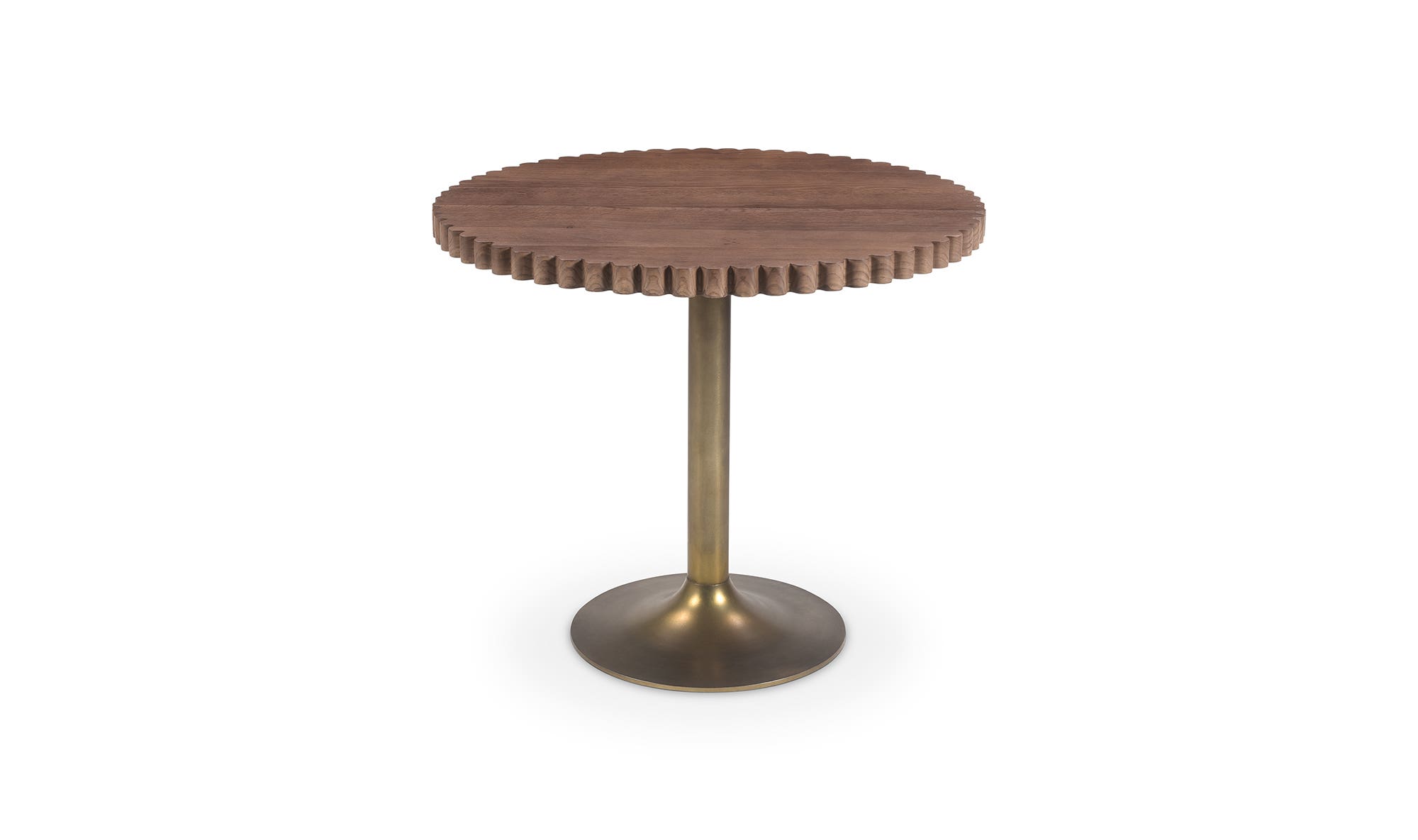 Moe's - Nomi Modern Round Coffee Table in Brown