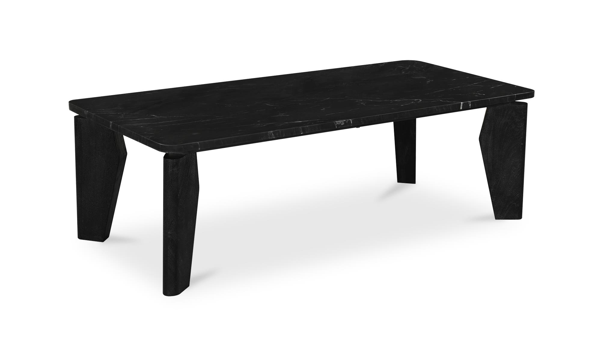 Moe's - Satona Modern Rectangular Coffee Table in Black