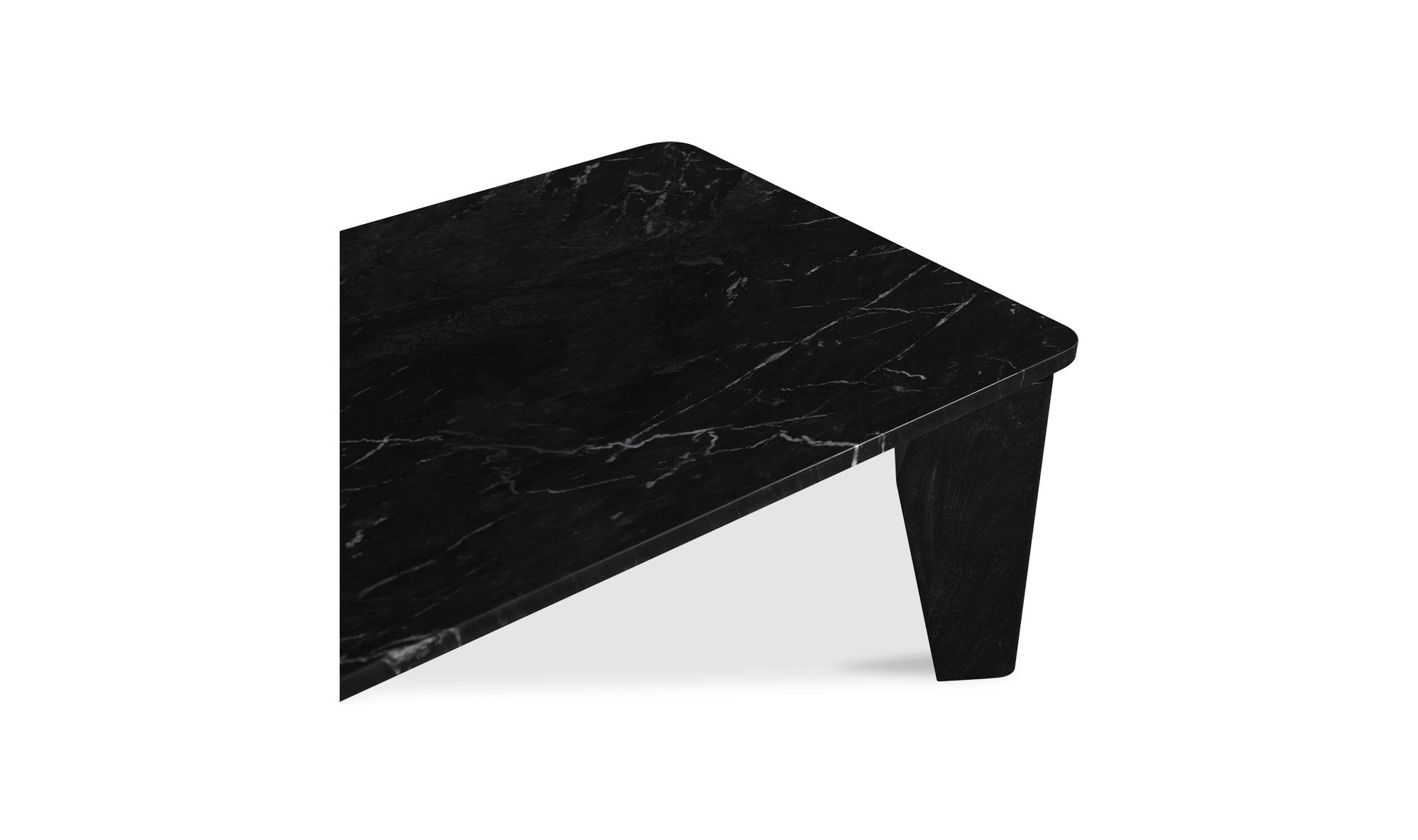 Moe's - Satona Modern Rectangular Coffee Table in Black