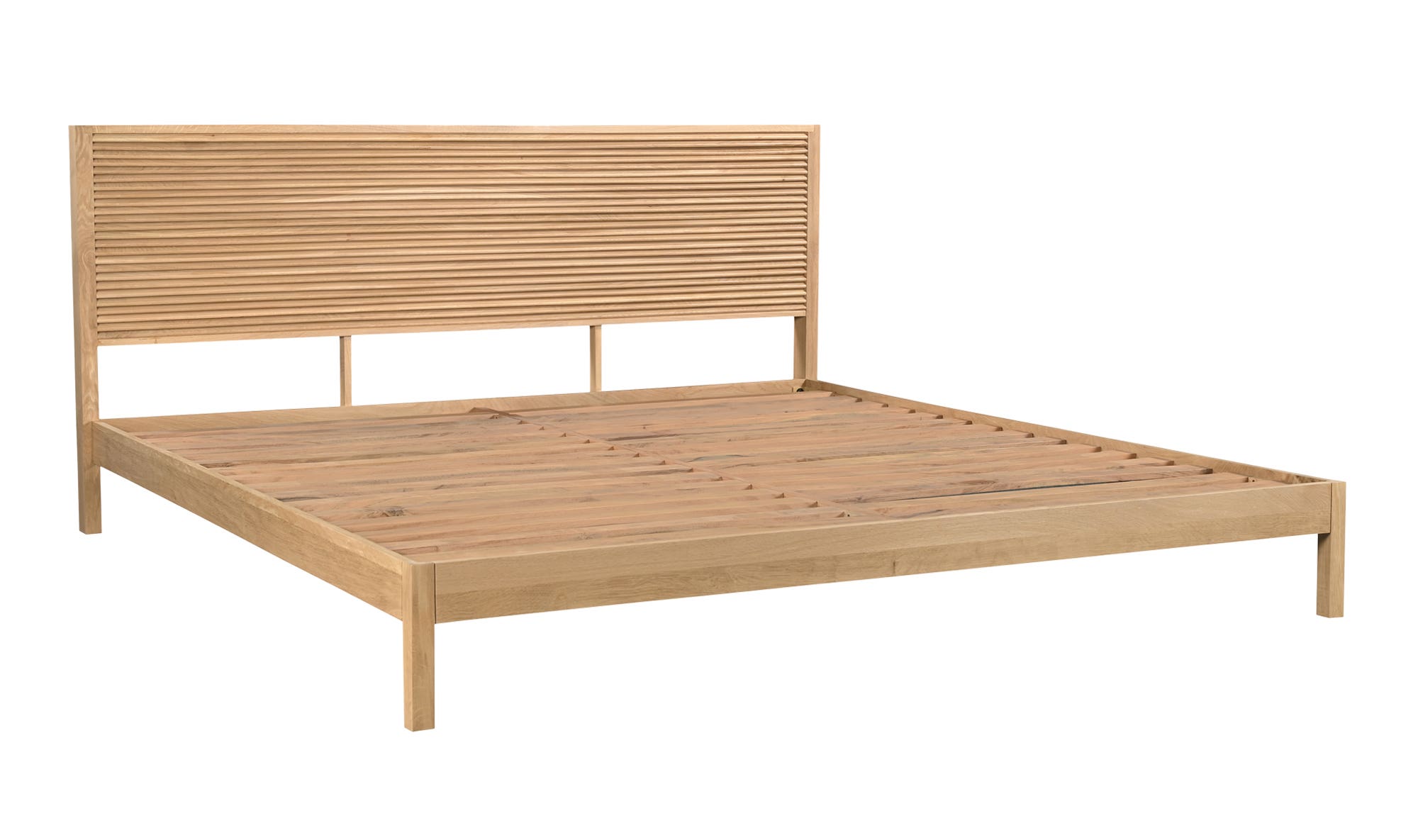 Moe's Teeda Contemporary King Size Bed - Natural