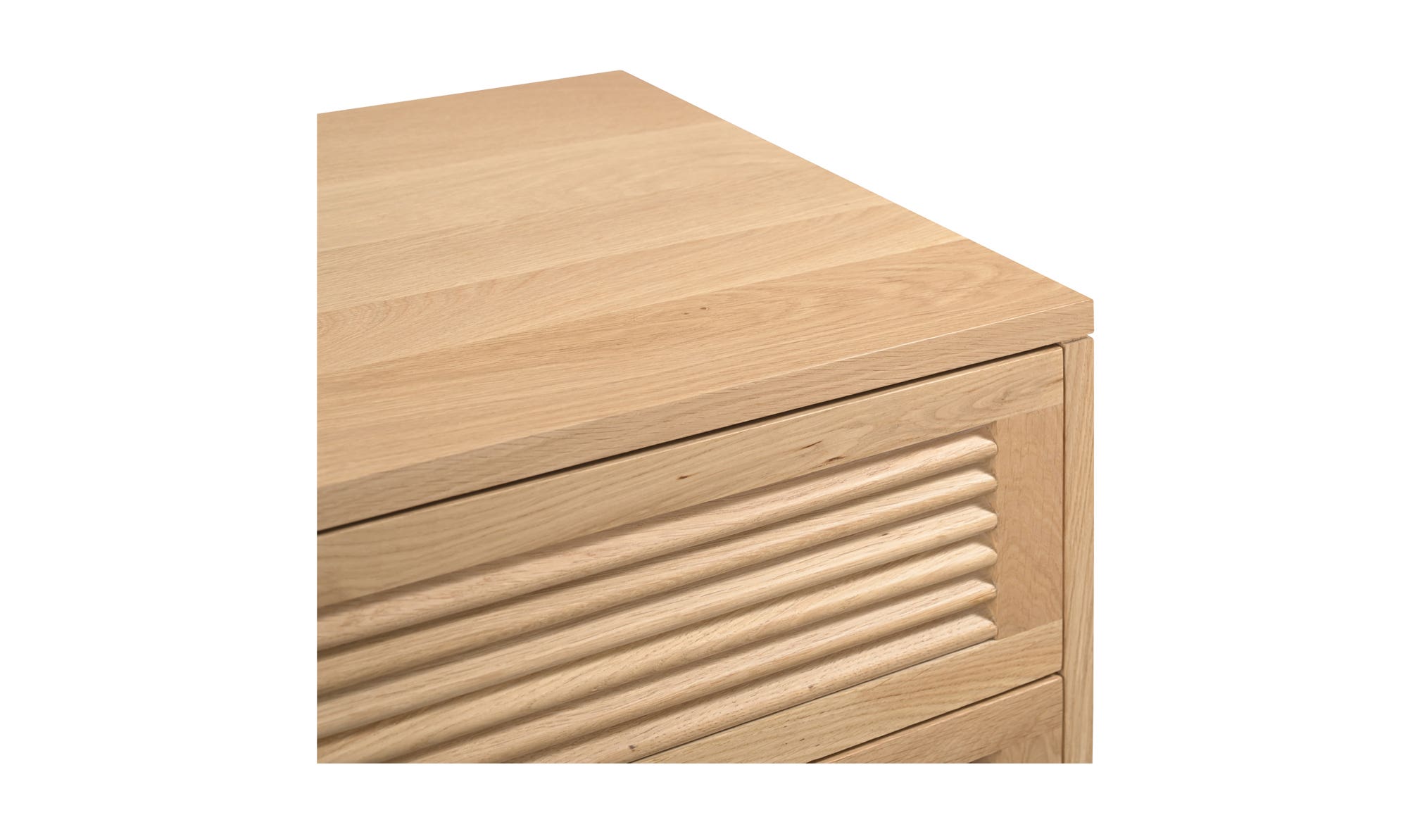 Moe's Teeda Contemporary 3-Drawer Nightstand - Natural