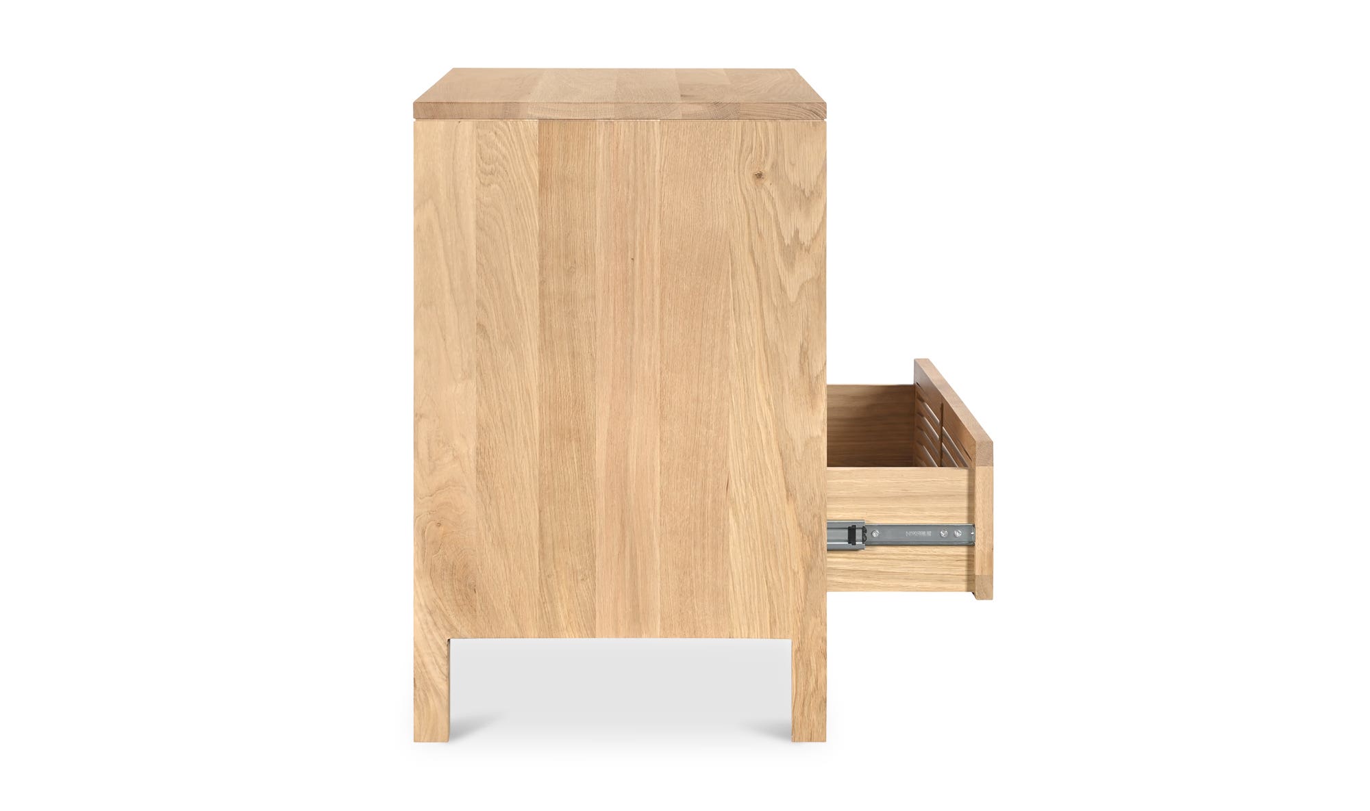 Moe's Teeda Contemporary 3-Drawer Nightstand - Natural