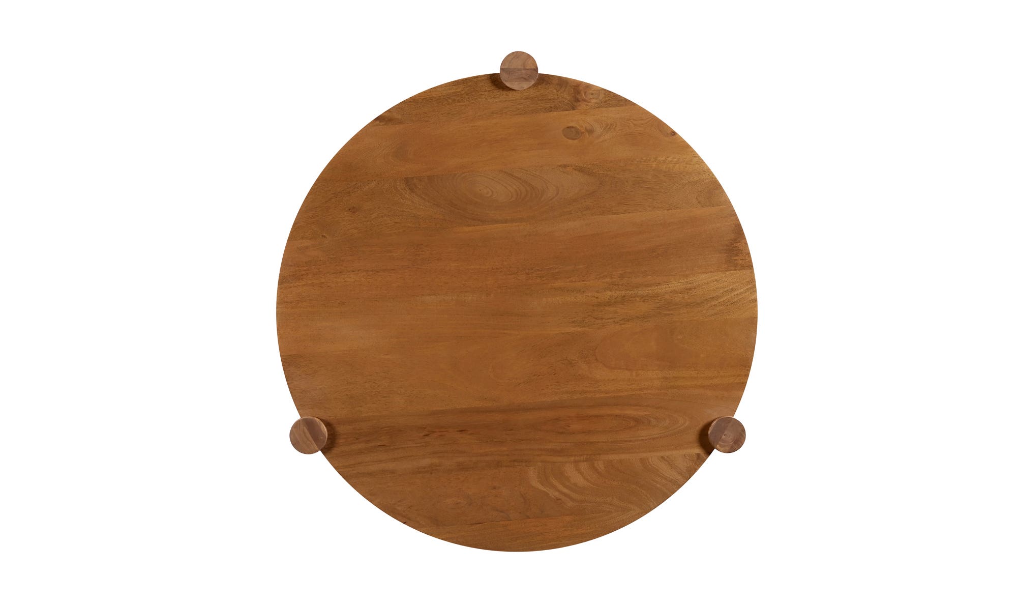 Moe's - Olsen Contemporary Round Coffee Table in Vintage Brown