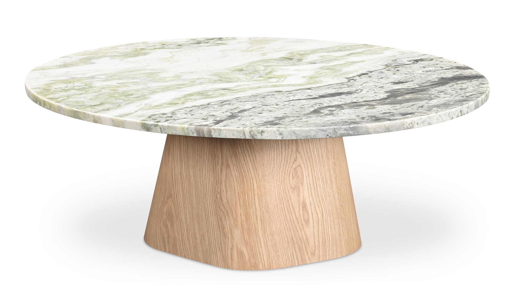 Moe's Evelyn Contemporary Coffee Table - Green Onyx Marble