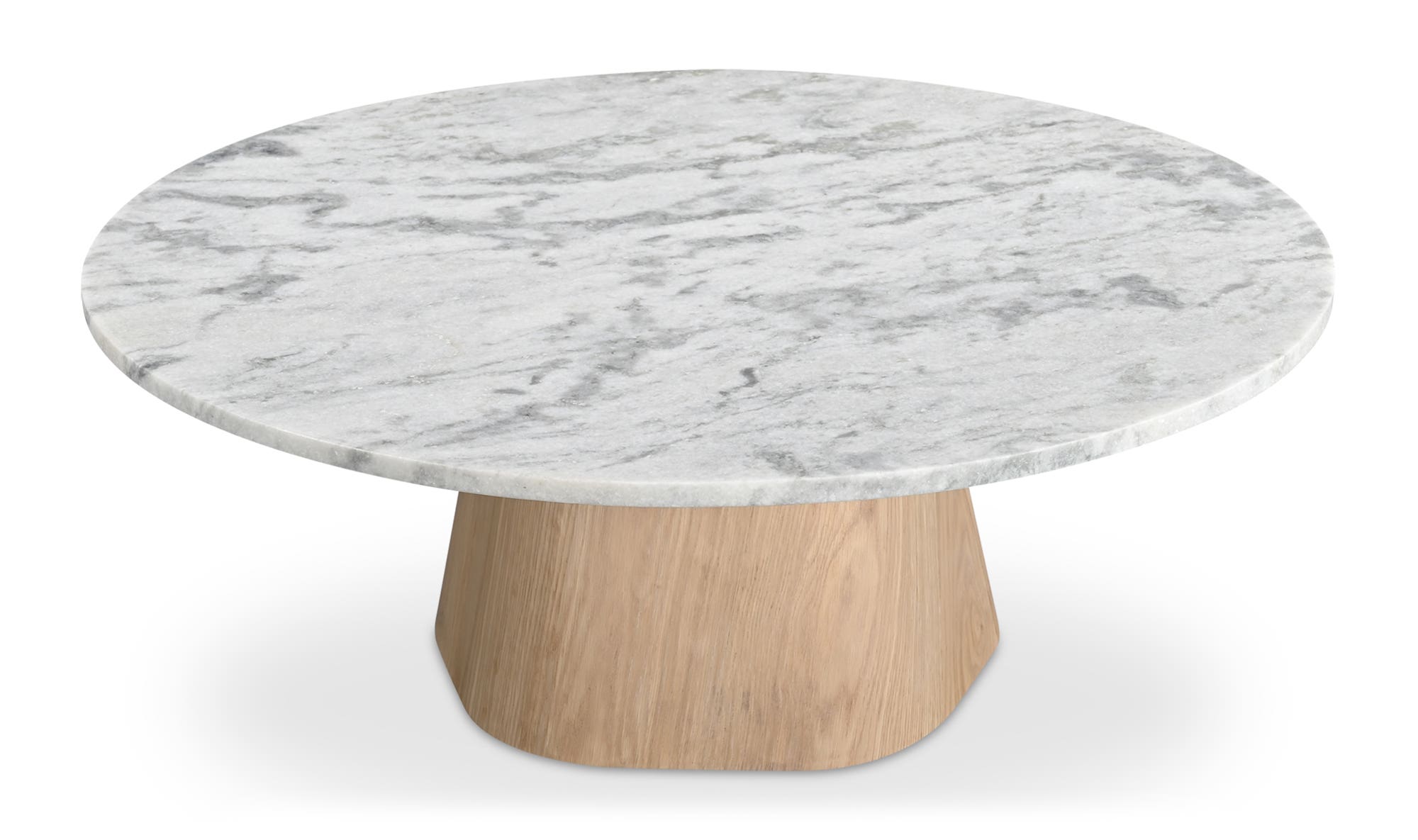 Moe's Evelyn Contemporary Coffee Table - White Marble