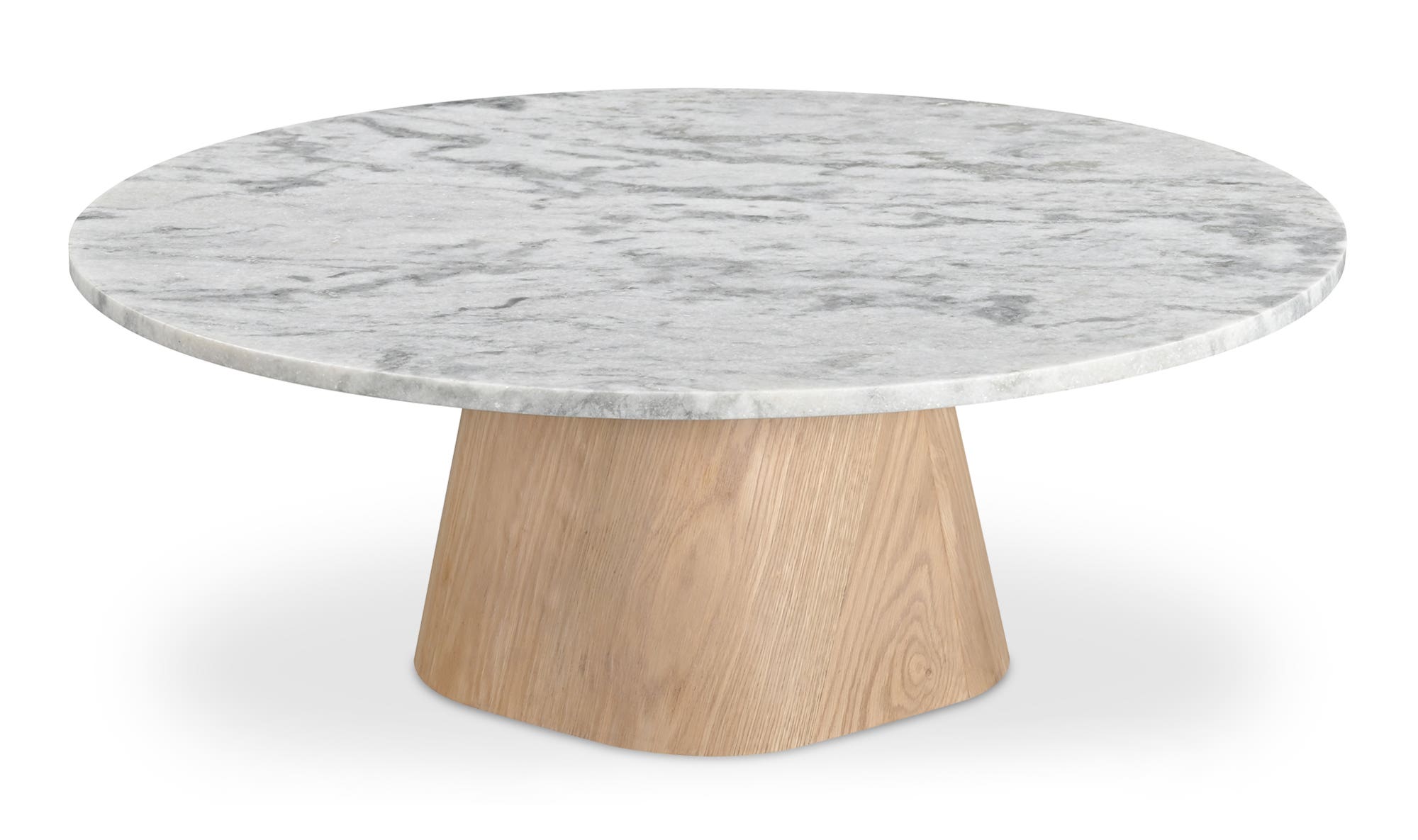 Moe's Evelyn Contemporary Coffee Table - White Marble