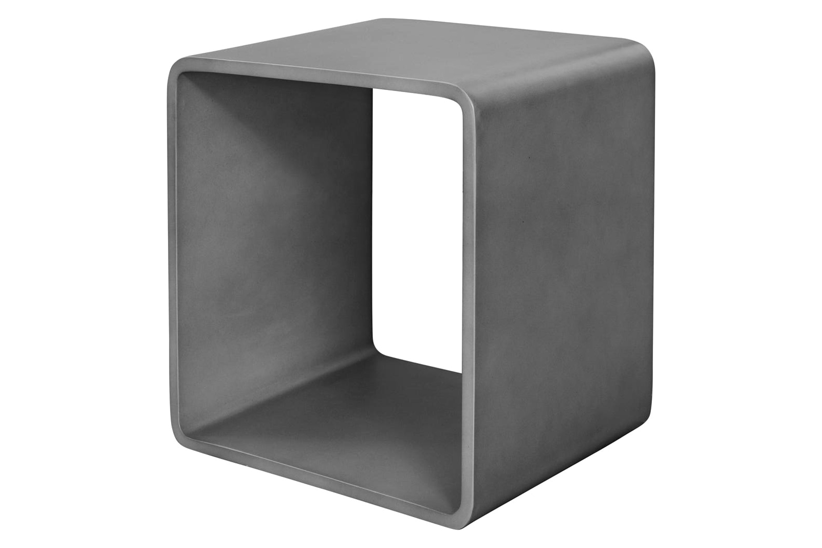 Moe's Cali Accent Cube - Gray