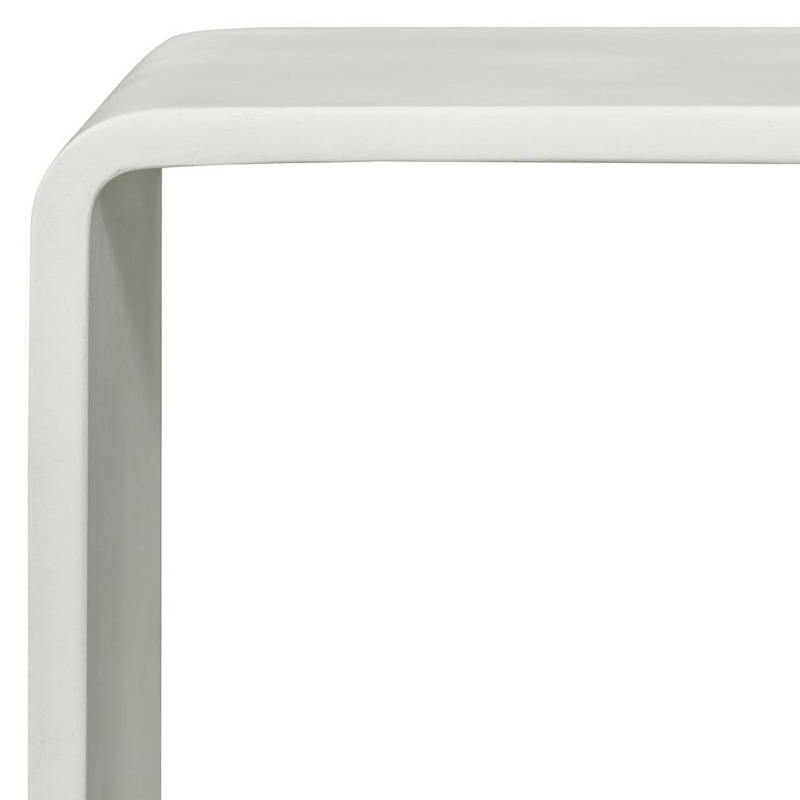 Moe's Cali Accent Cube - White