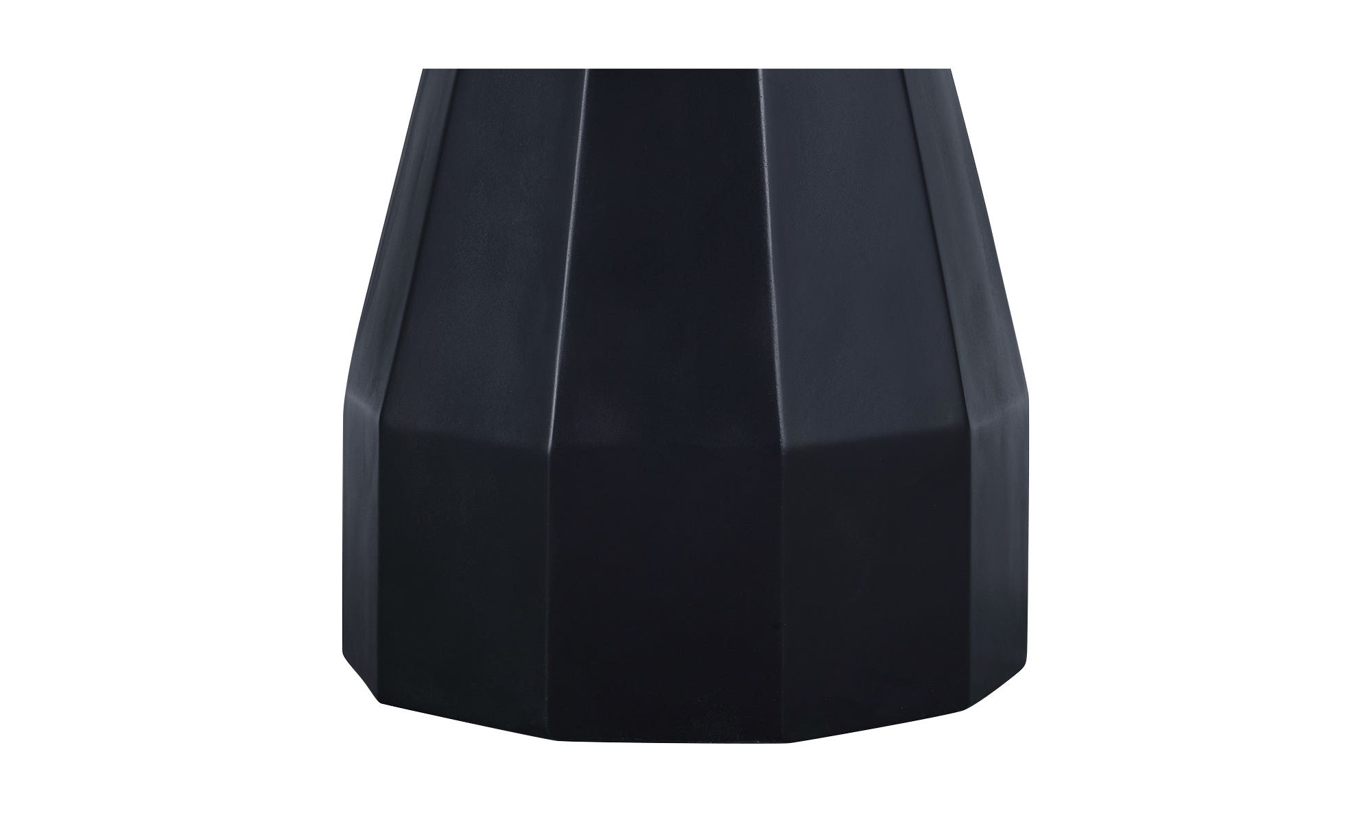 Moe's Templo Contemporary Round Dining Table - Black