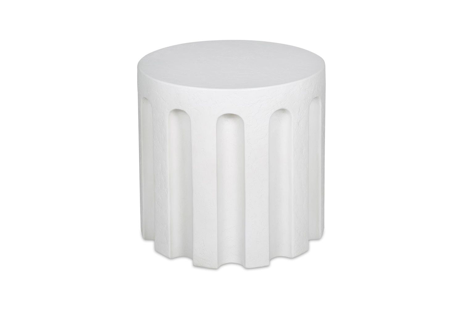 Moe's - Eris Contemporary Outdoor Accent Table in White