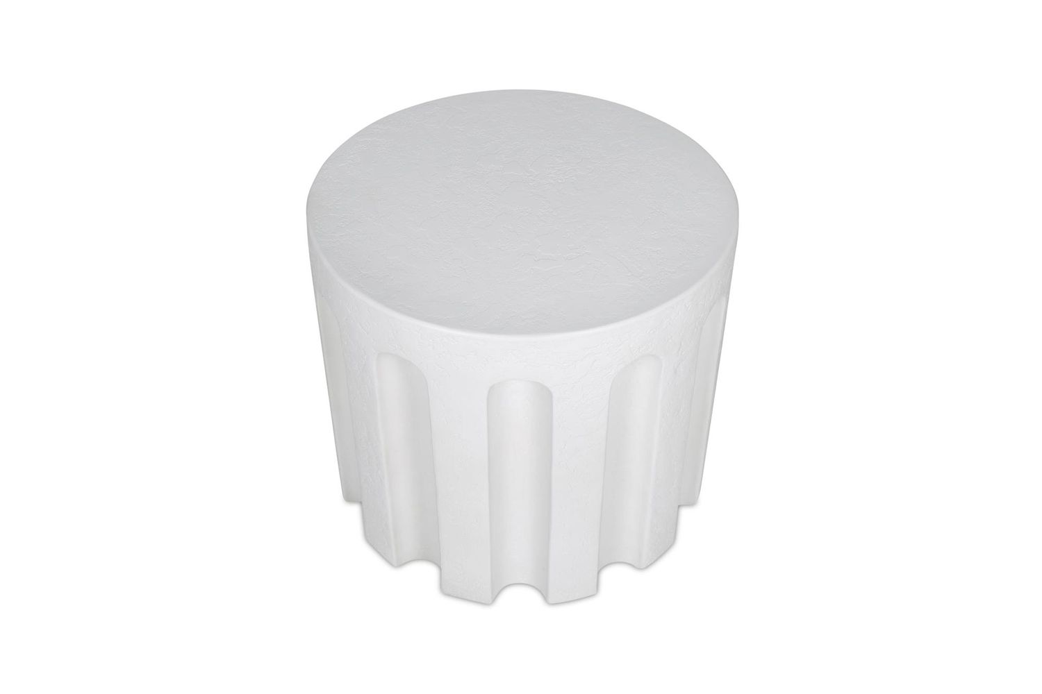 Moe's - Eris Contemporary Outdoor Accent Table in White