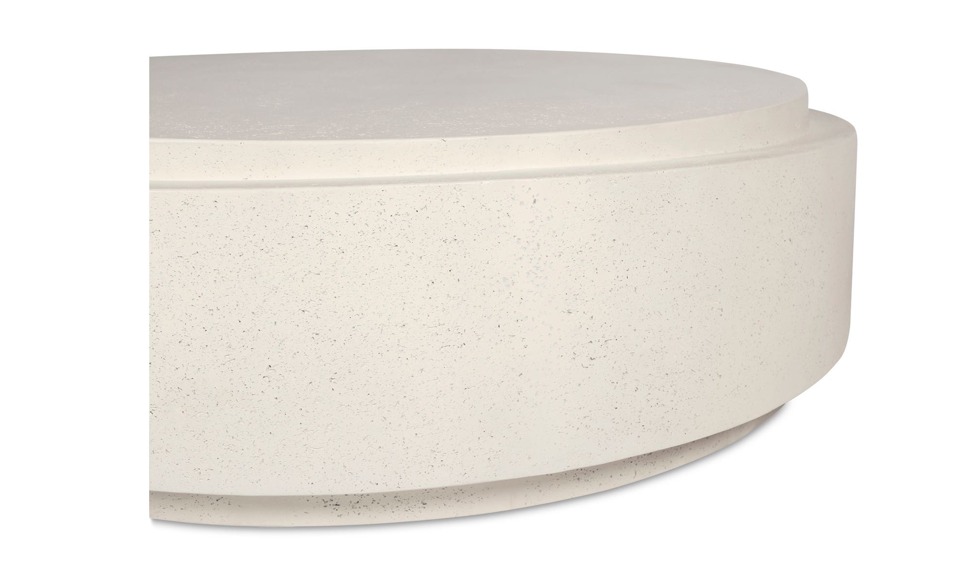 Moe's Cosmo Contemporary Outdoor Coffee Table - White