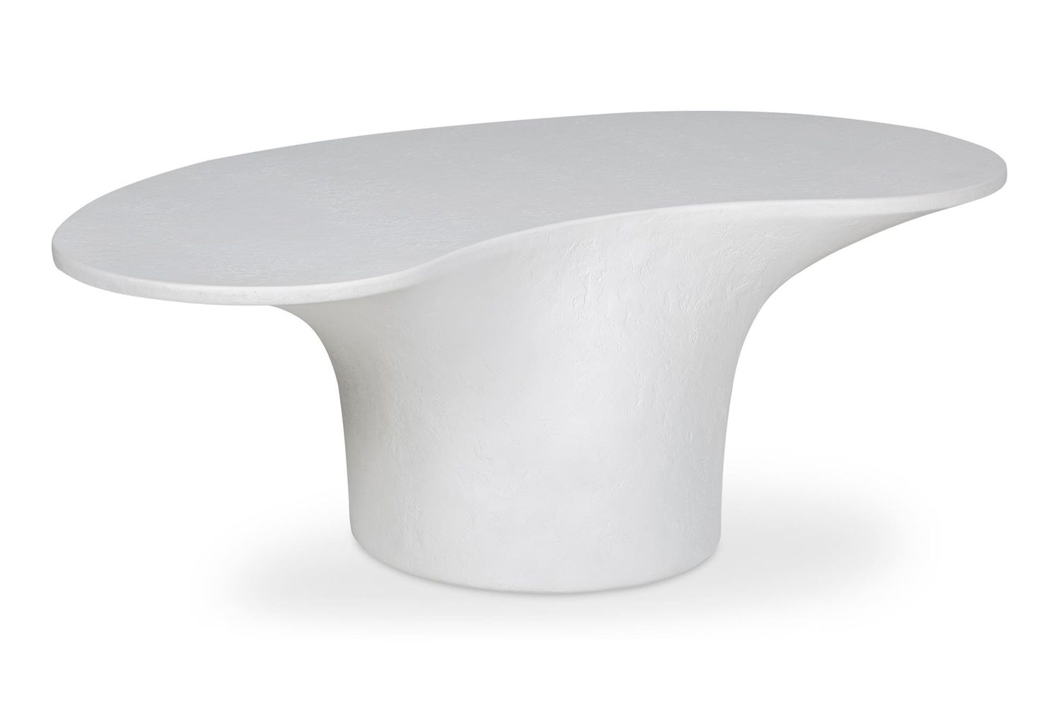 Moe's Yumi Contemporary Outdoor Coffee Table - White