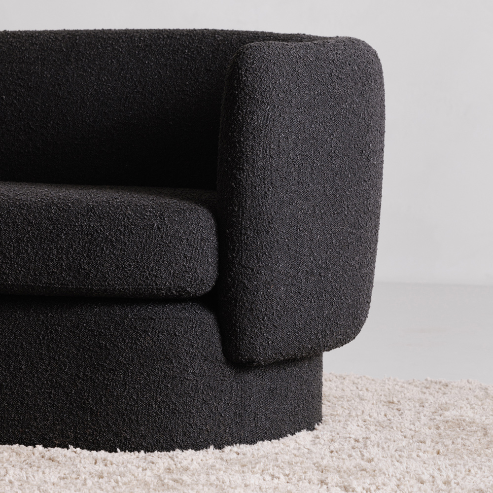 Moe's Koba Sofa - Maya Black