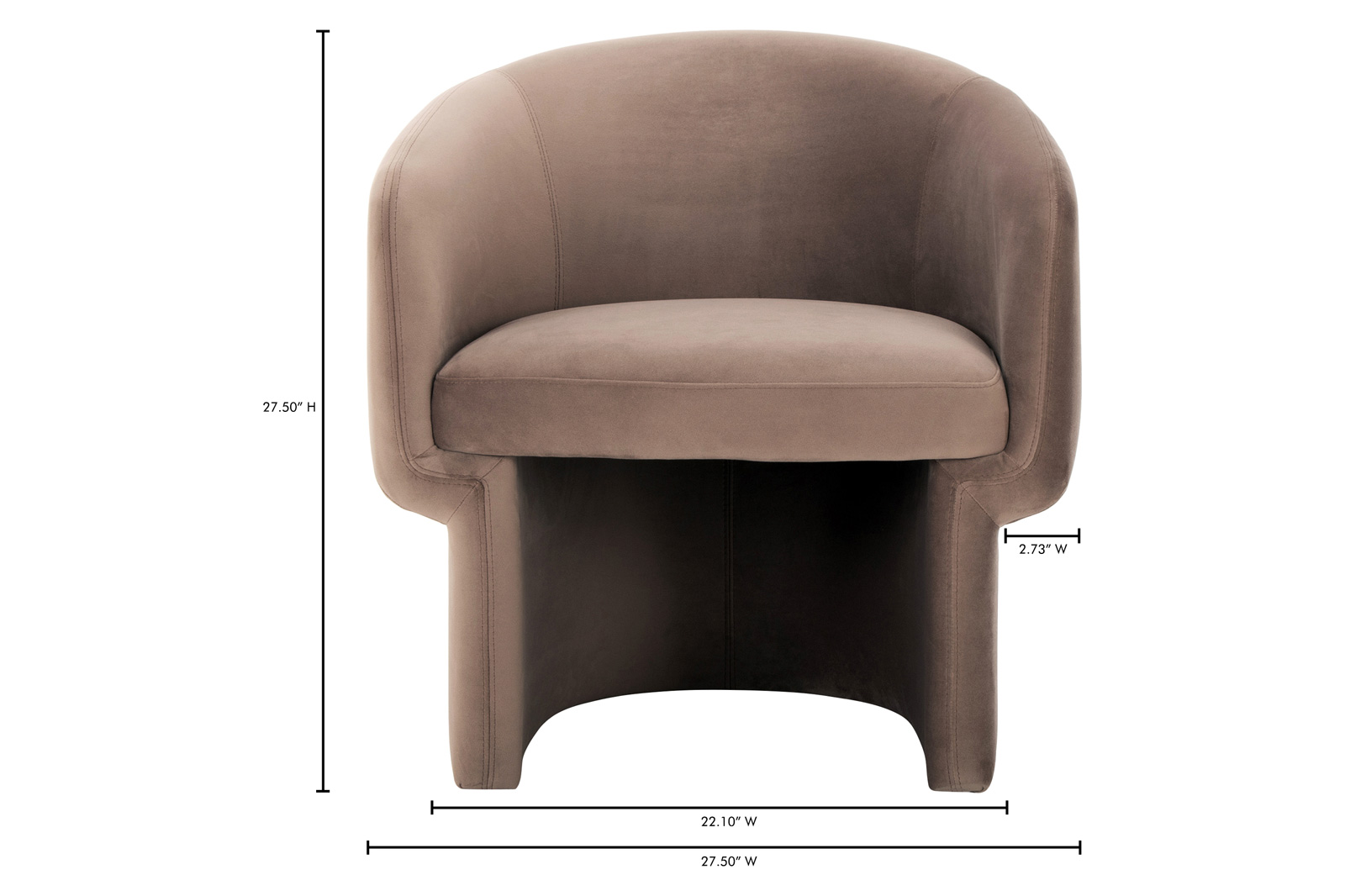 Moe's Franco Chair - Muted Camel