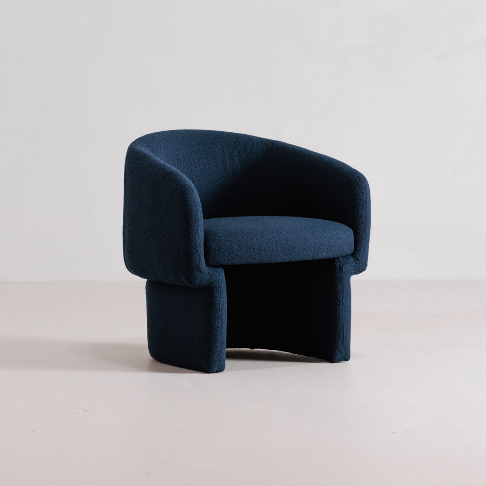 Moe's Franco Chair - Dark Indigo