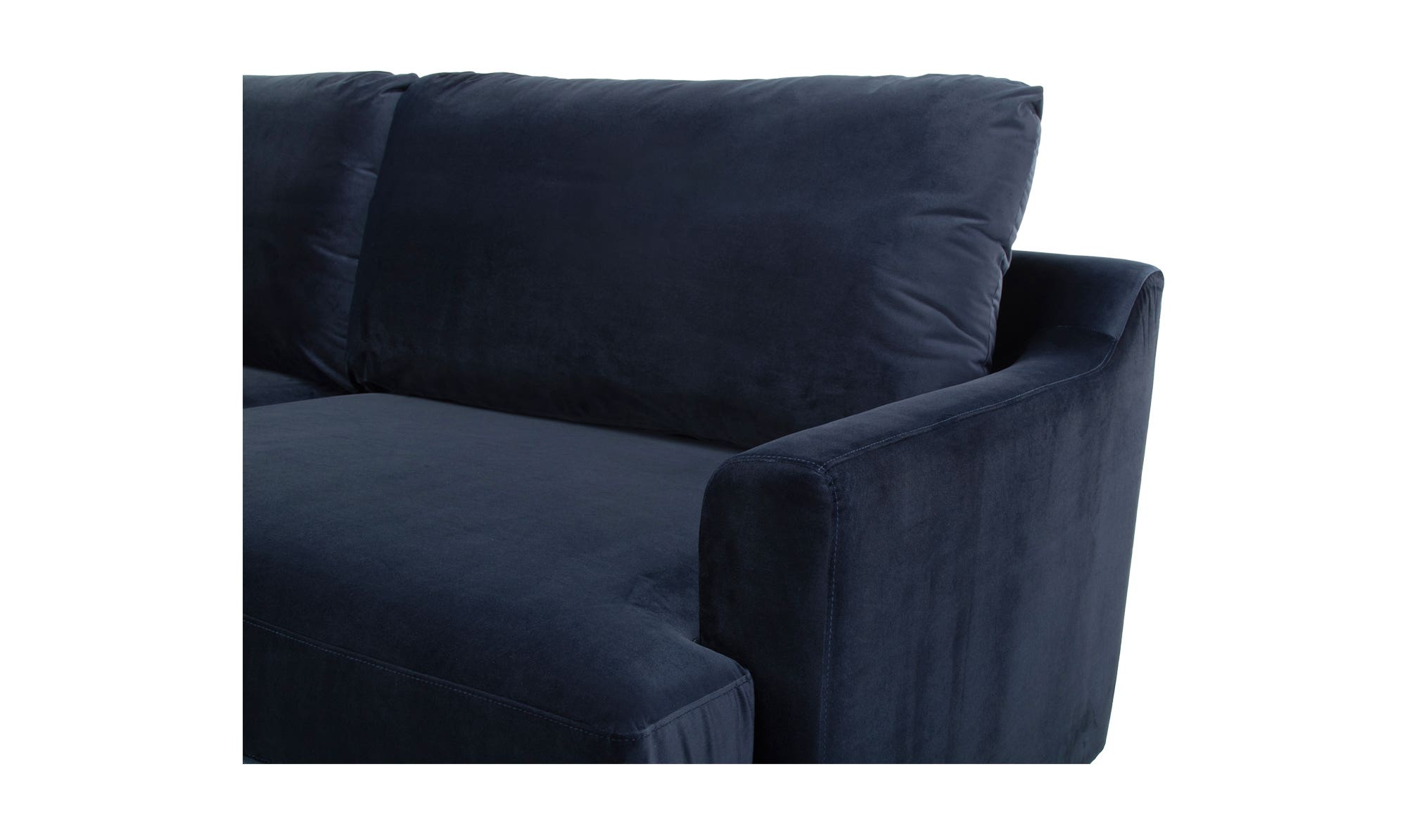 Moe's Alvin Sofa - Nightfall Blue