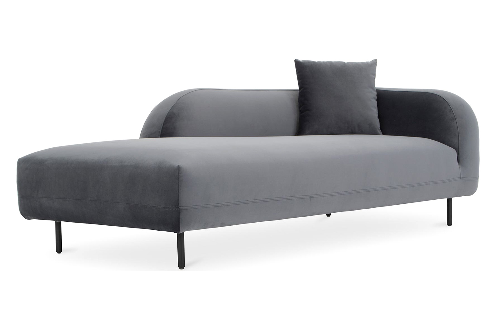 Moe's™ Deleuze Chaise - Dark Gray