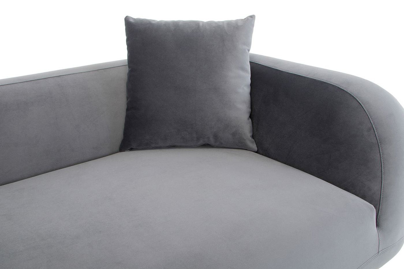 Moe's™ Deleuze Chaise - Dark Gray