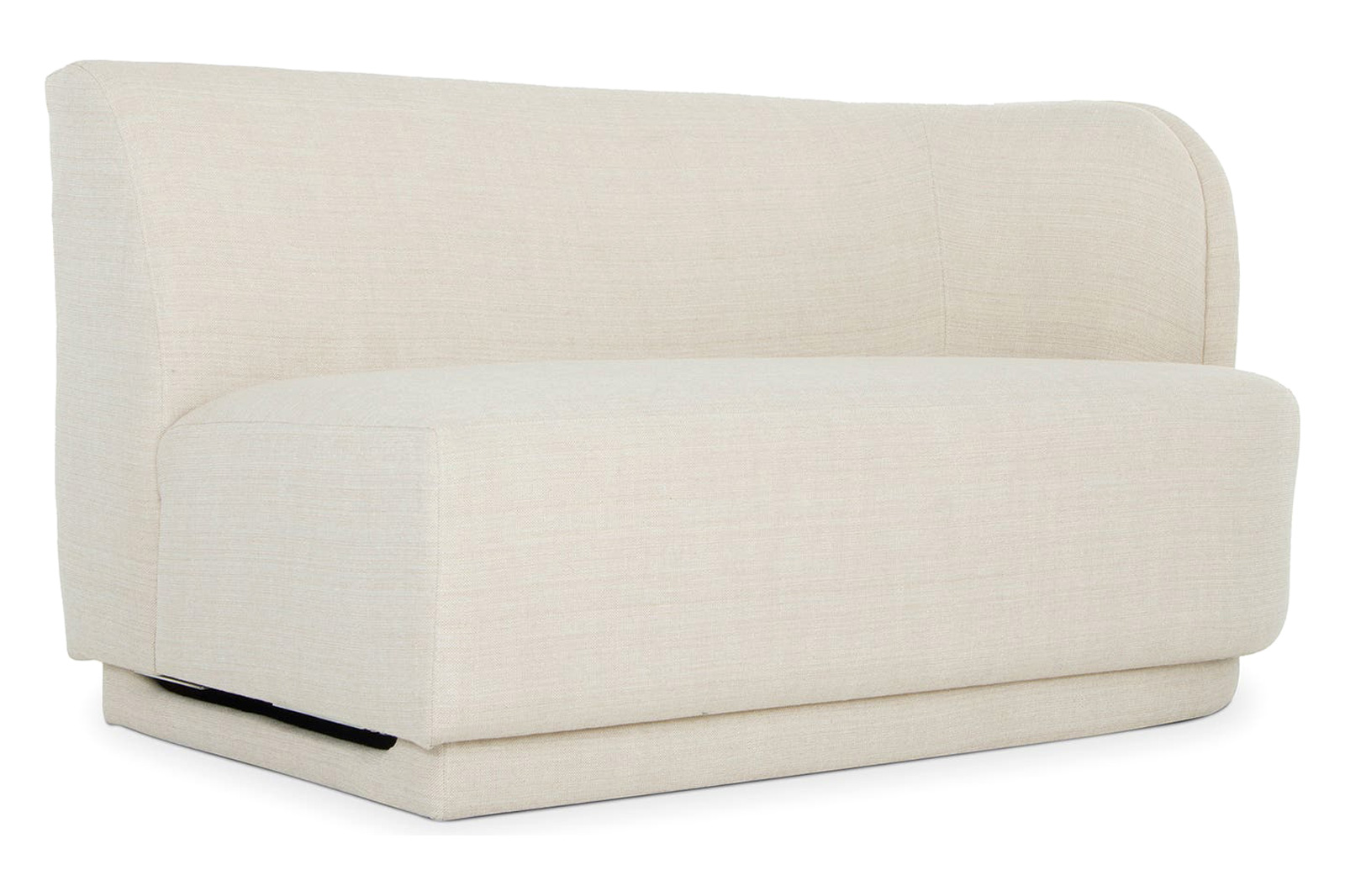 Moe's™ Yoon 2 Seat Sofa - Sweet Cream, Right Chaise