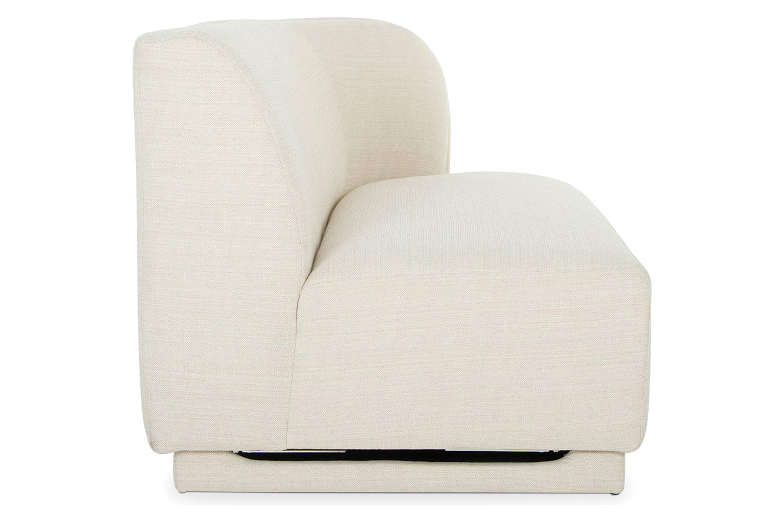 Moe's™ Yoon 2 Seat Sofa - Sweet Cream, Right Chaise