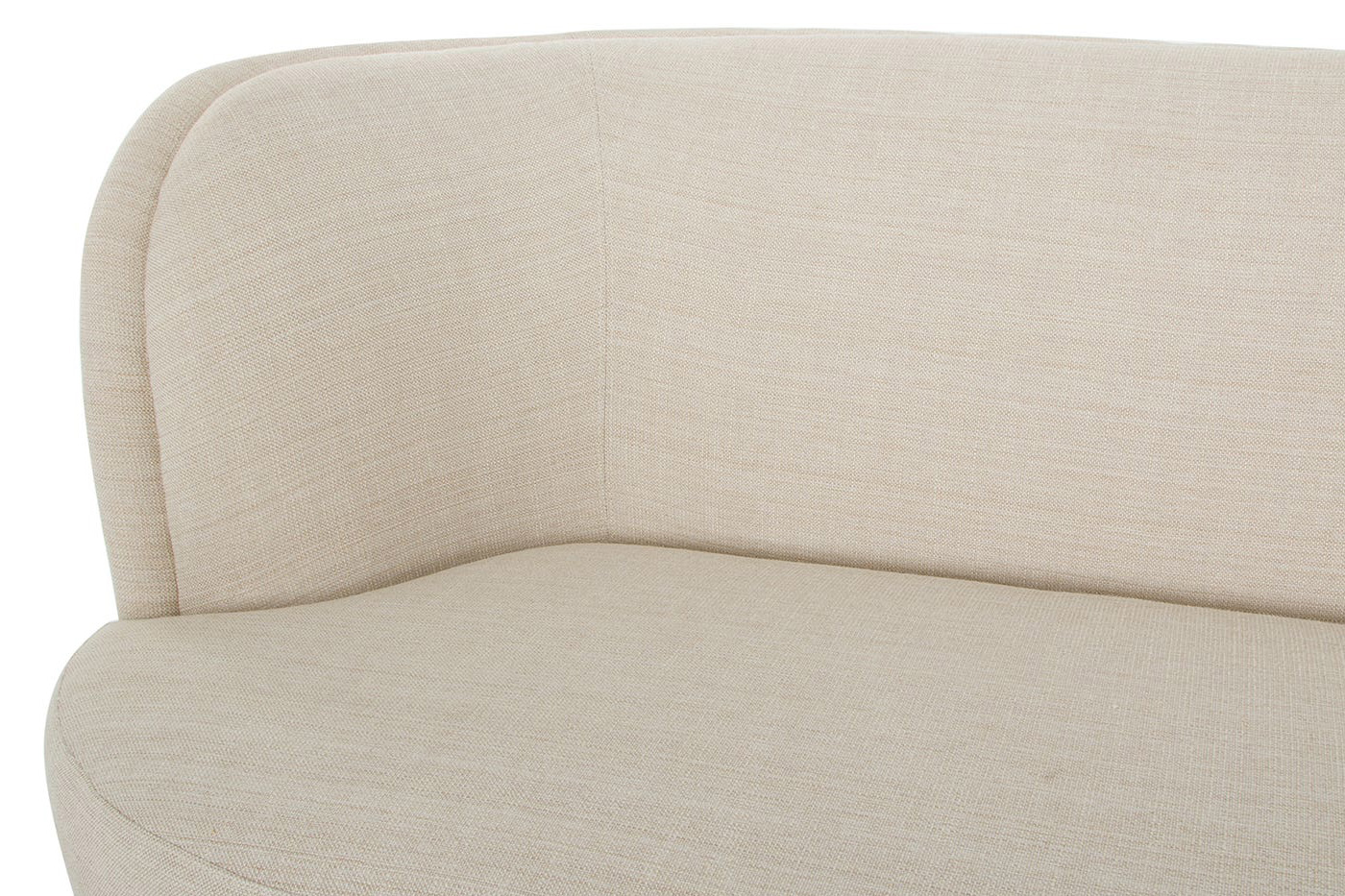 Moe's Yoon 2 Seat Sofa - Sweet Cream, Left Chaise