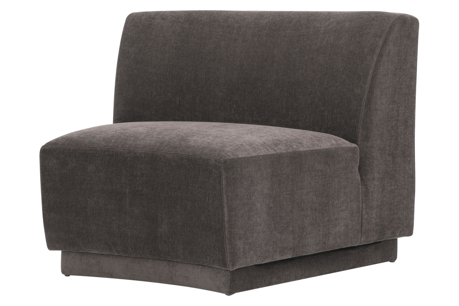 Moe's Yoon Slipper Chair - Umbra Gray