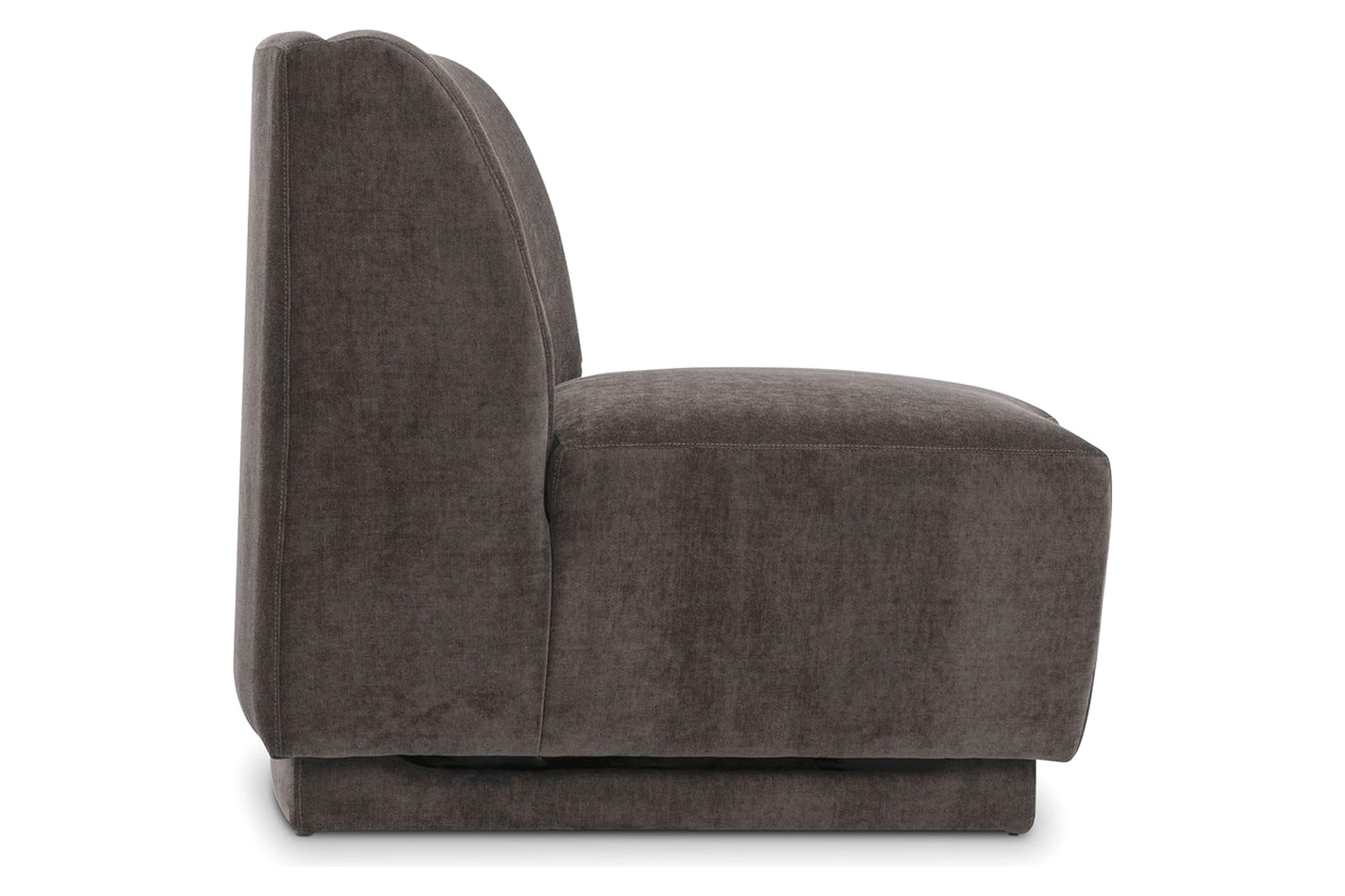 Moe's Yoon Slipper Chair - Umbra Gray