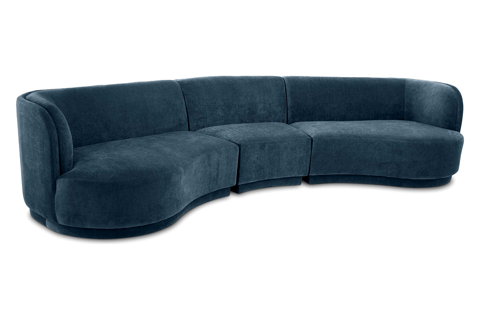 Moe's Yoon Compass Modular Sectional - Nightshade Blue