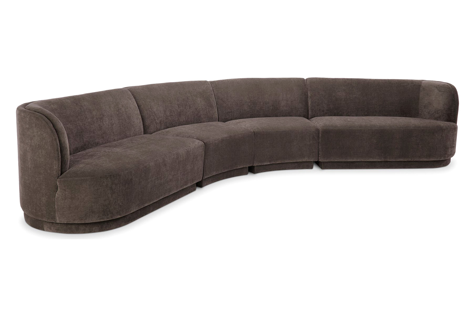 Moe's Yoon Eclipse Modular Sectional - Umbra Gray, Right Chaise