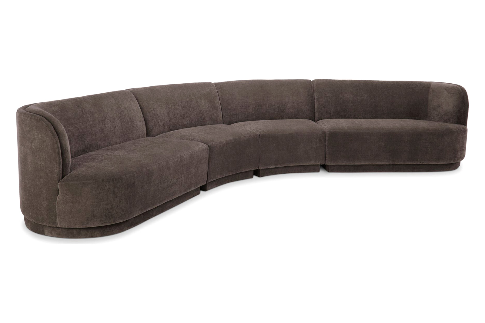 Moe's™ Yoon Eclipse Modular Sectional - Umbra Gray, Left Chaise