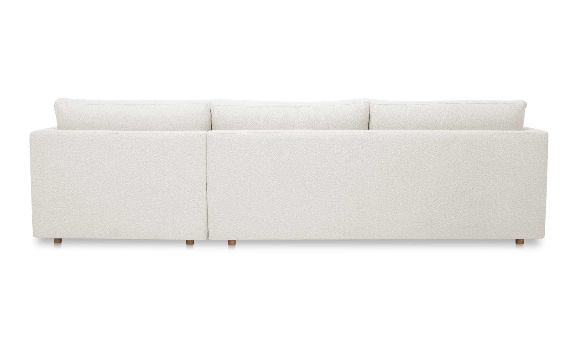 Moe's Bryn Rustic Right Facing Sectional - Oyster