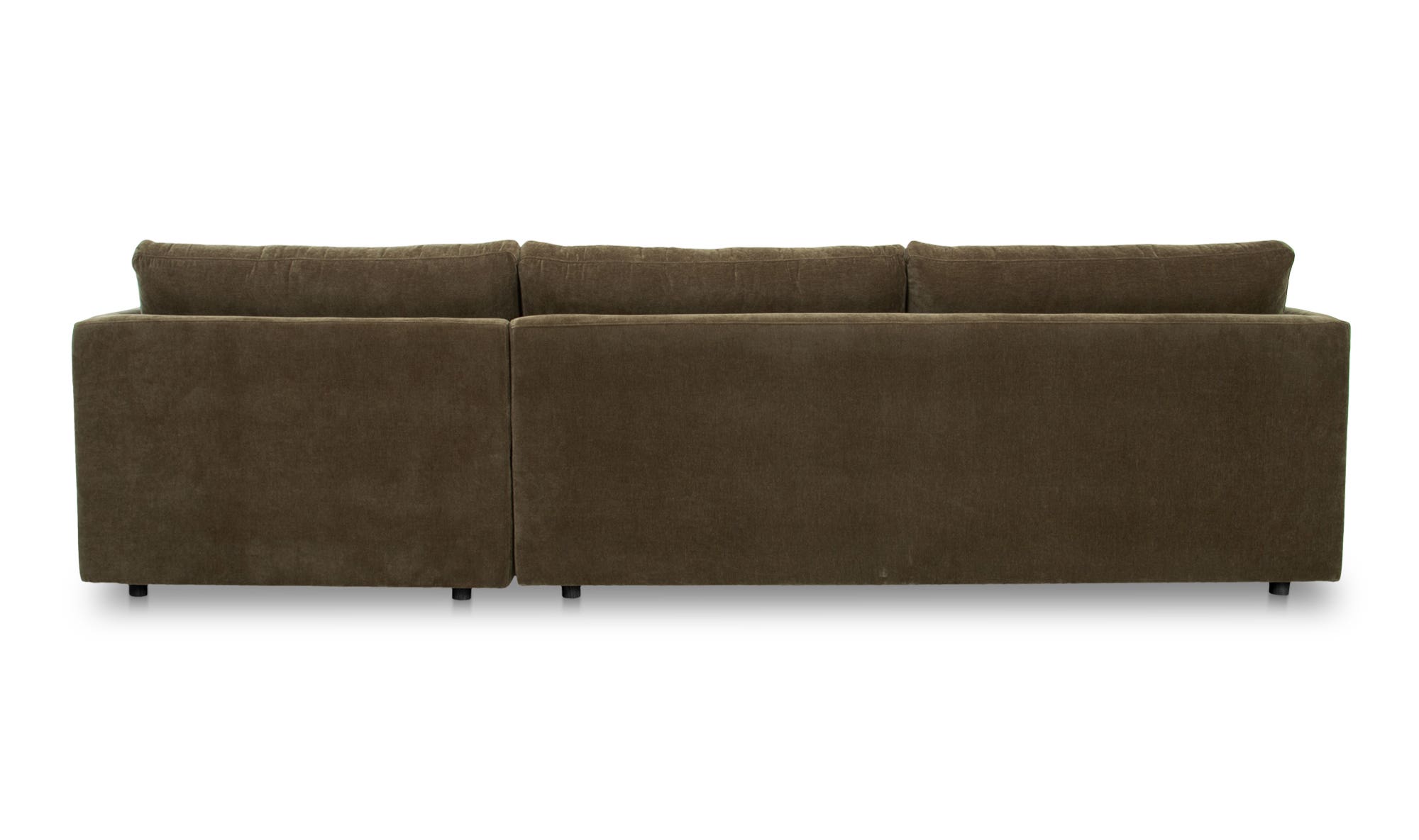 Moe's Bryn Rustic Right Facing Sectional - Heritage Green