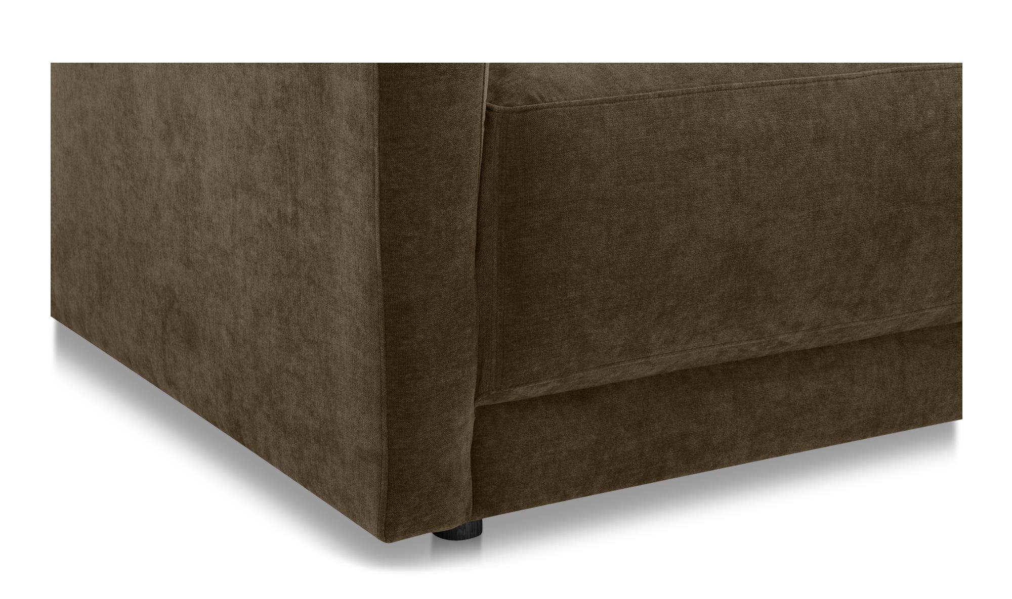 Moe's Bryn Rustic Right Facing Sectional - Heritage Green