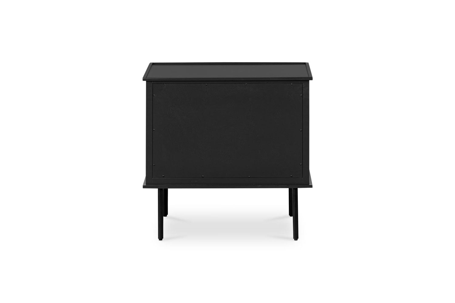 Moe's Reagan Contemporary 2 Drawer Nightstand - Black