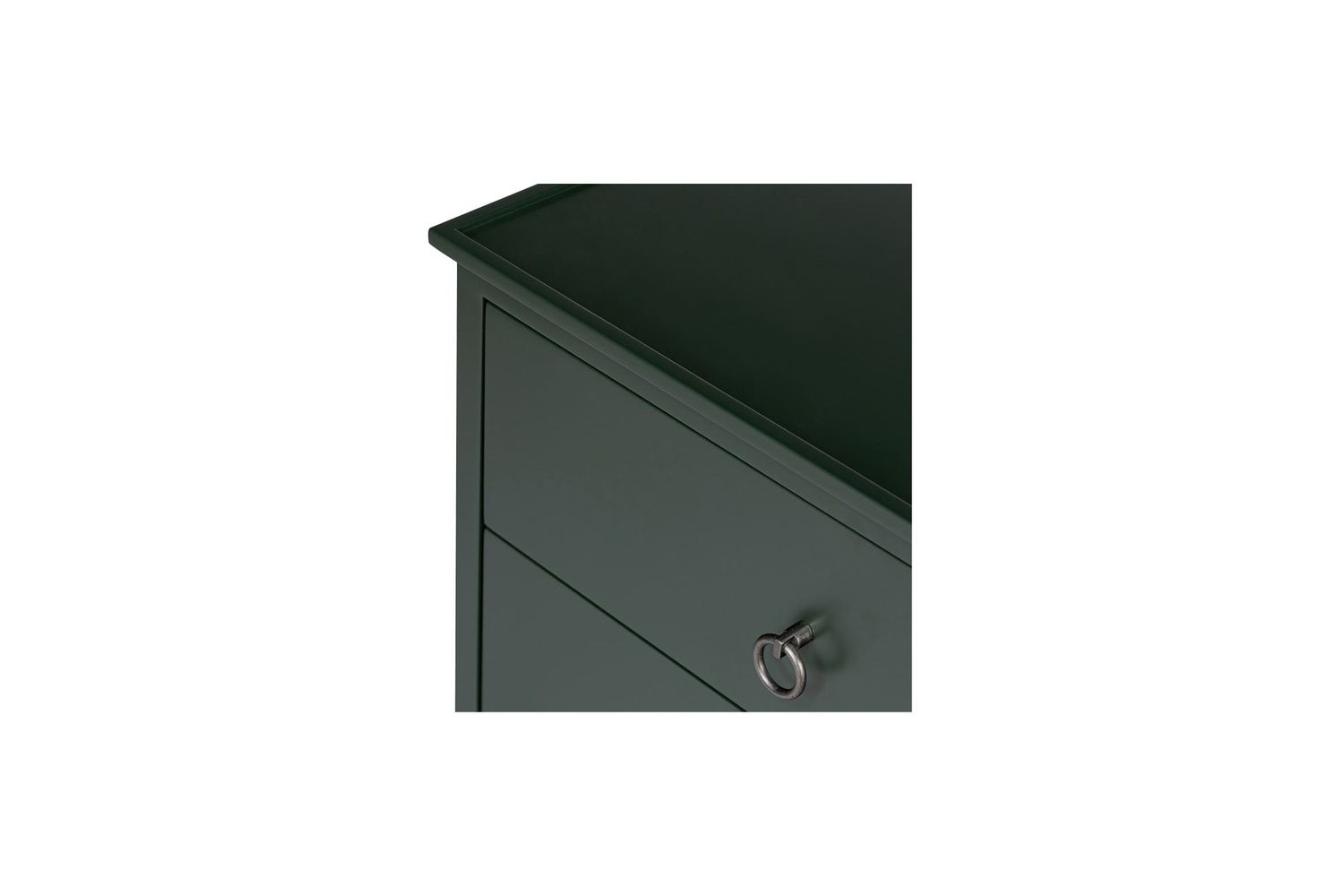 Moe's Reagan Contemporary 2 Drawer Nightstand - Deep Green