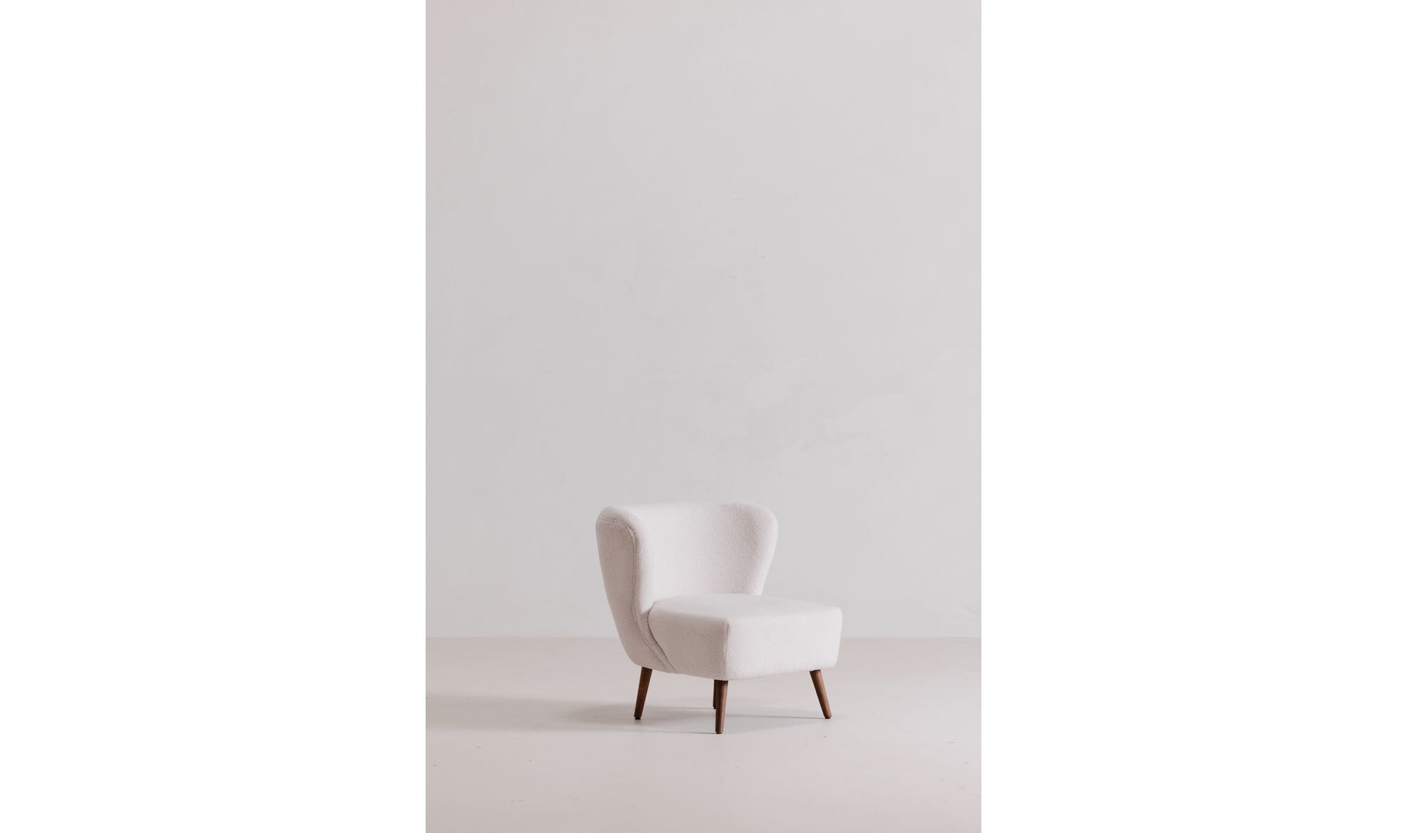 Moe's™ Margot Contemporary Accent Chair - Cream