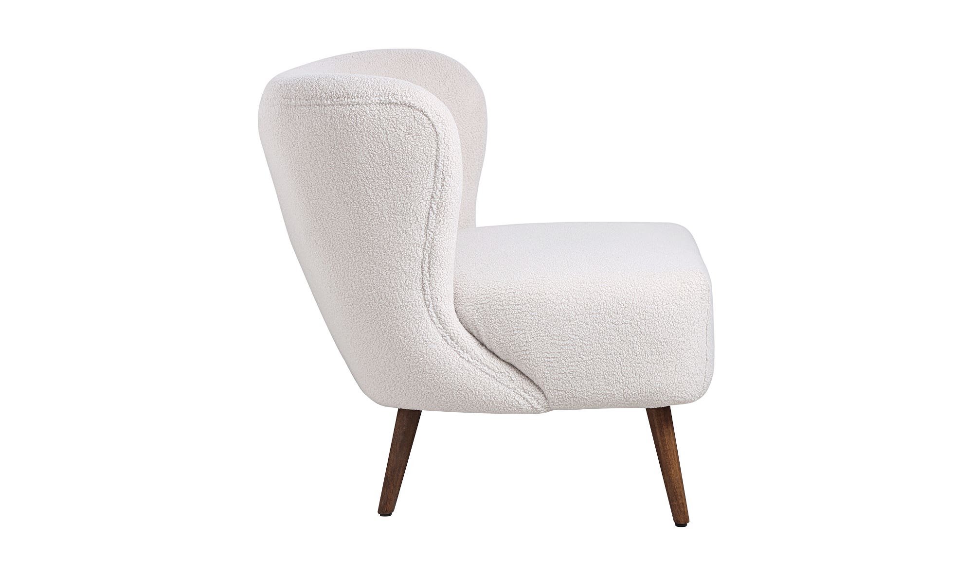 Moe's™ Margot Contemporary Accent Chair - Cream